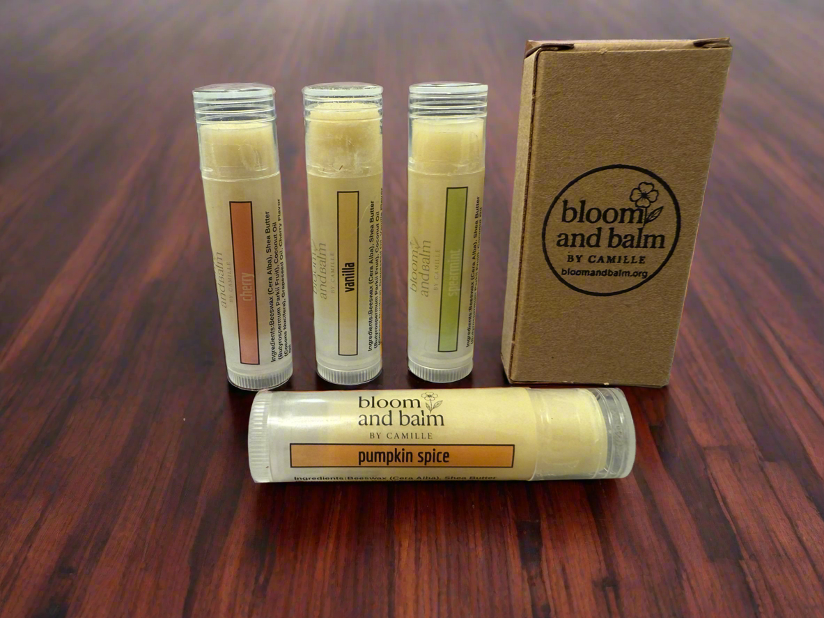 Pumpkin Spice Flavor- Beeswax Natural Lip Balm