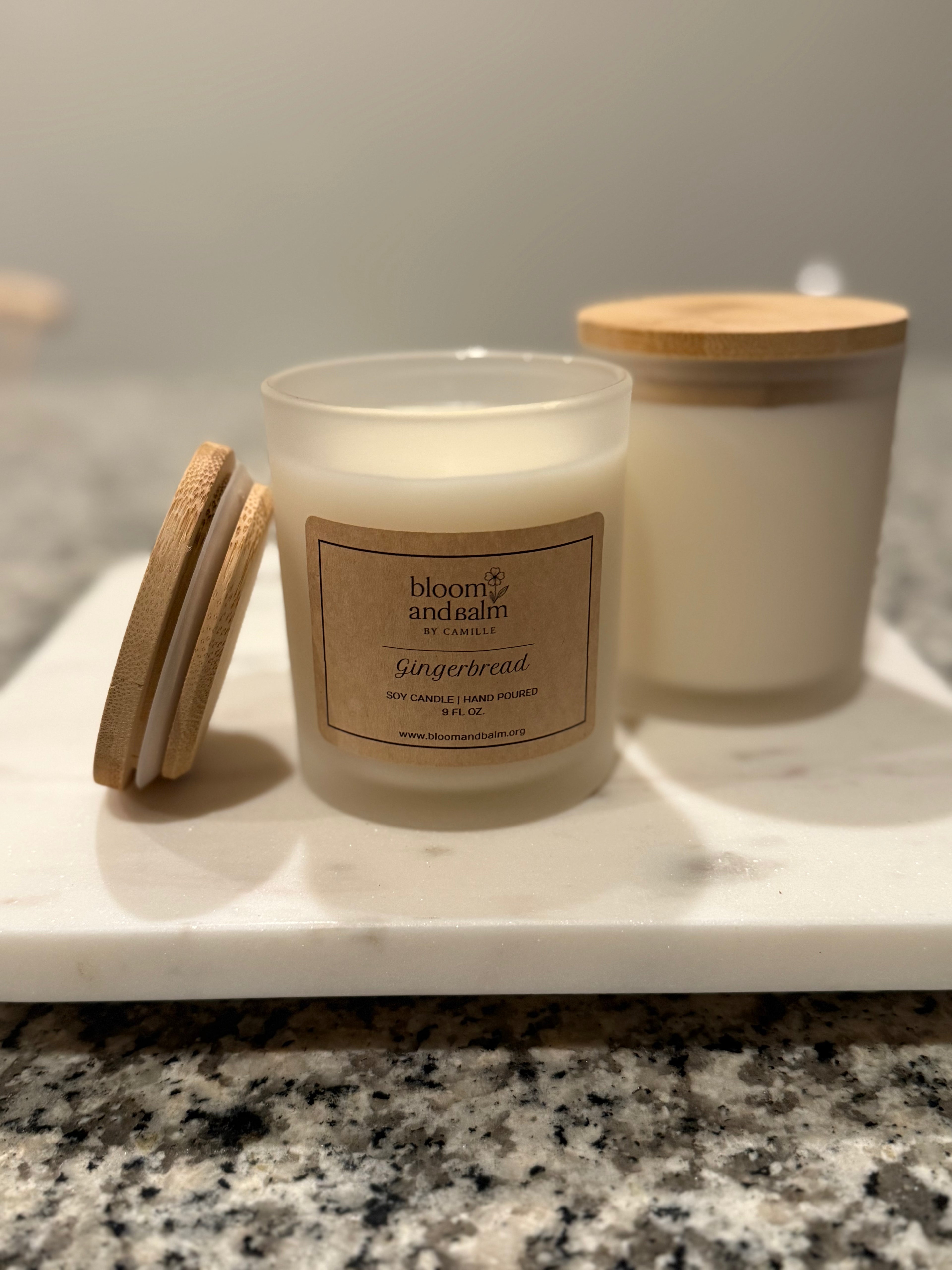 Gingerbread-Handmade Soy Wax Candle