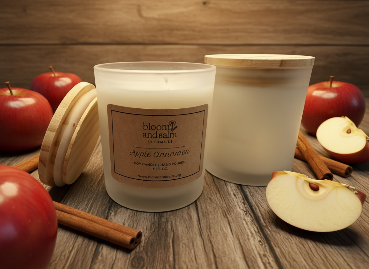 Apple Cinnamon- Soy Wax Candle